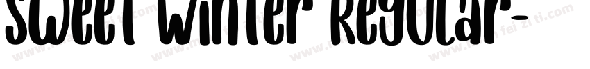 Sweet Winter Regular字体转换